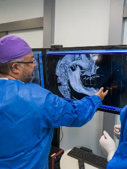Planificare pe tomografie, înainte de intervenție